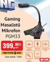 POLOSMART GAMİNG MASAÜSTÜ MİKROFON PGM33 POLOSMART GAMİNG MASAÜSTÜ MİKROFON PGM33